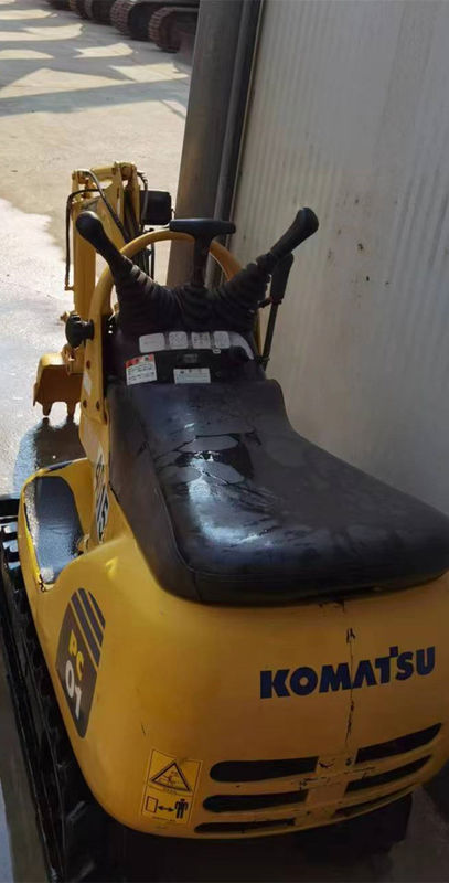 Máquinas usadas de movimentação de terra escavadeira de 0,3 toneladas mini escavadeira de alta qualidade Komatsu pc 01