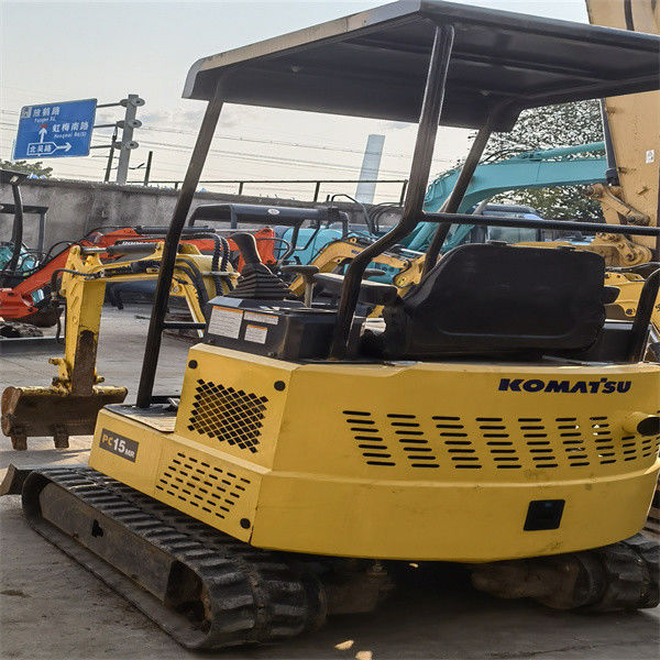 Pronto para o trabalho e experiente usado Japão komatsu PC 15 MR em boas condições
