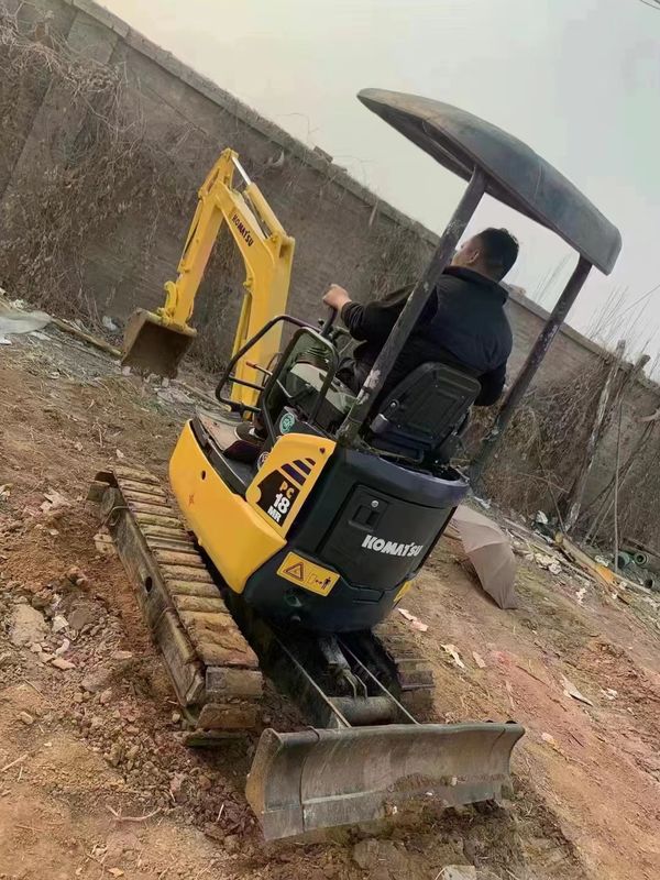 Máquinas usadas de movimentação de terra escavadeira de 2 toneladas mini escavadeira de alta qualidade Komatsu pc 18 MR