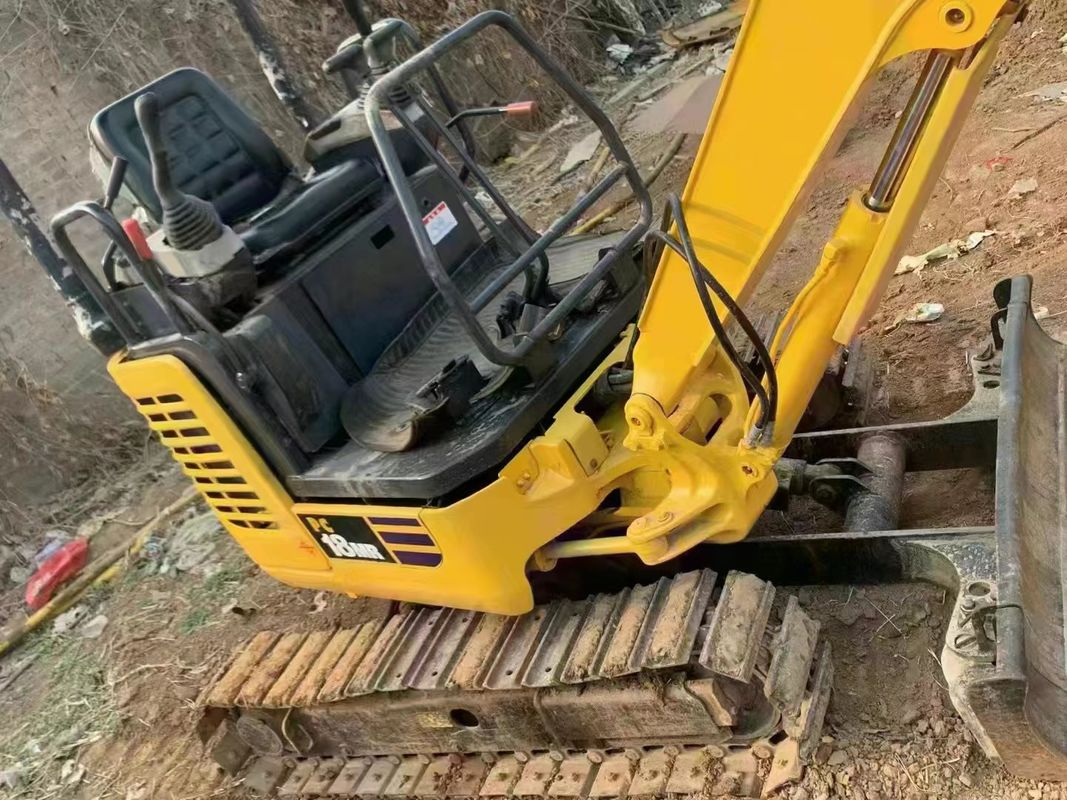 Máquinas usadas de movimentação de terra escavadeira de 2 toneladas mini escavadeira de alta qualidade Komatsu pc 18 MR