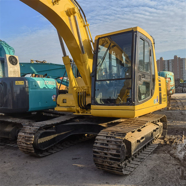 Excavadora usada de 12 toneladas de alta qualidade Japão Importado Komatsu Pc 120 Excavadora de rastreamento com horas de trabalho mais curtas