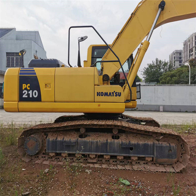 22 toneladas de uso Japão importado Komatsu pc 210 escavadeira de raspador com alta qualidade e curto tempo de trabalho pronto para venda