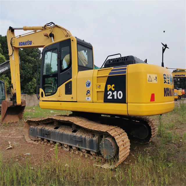 22 toneladas de uso Japão importado Komatsu pc 210 escavadeira de raspador com alta qualidade e curto tempo de trabalho pronto para venda