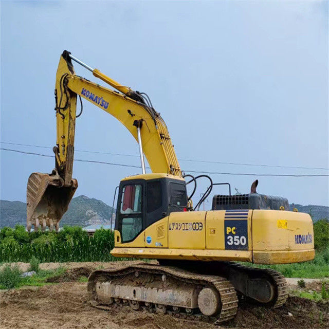 35 toneladas quase nova máquina de escavadeira de raspador importada do Japão usada remodelação Komatsu pc 350-7