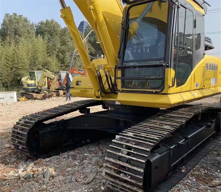 35 toneladas quase nova máquina de escavadeira de raspador importada do Japão usada remodelação Komatsu pc 350-7