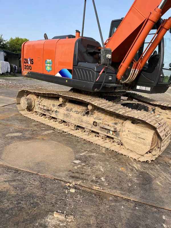 20 toneladas Excavador usado pronto para o trabalho e experiente usado Coreia importada Hitachi 200-5A Em boas condições