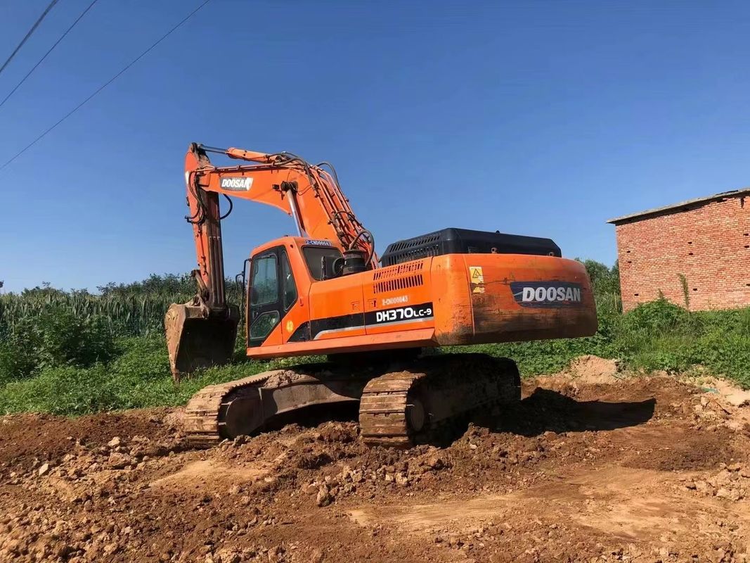 Excavadora de 37 toneladas pronta para o trabalho e experiente usada da Coreia importada DOOSAN DH370LC-9 em boas condições