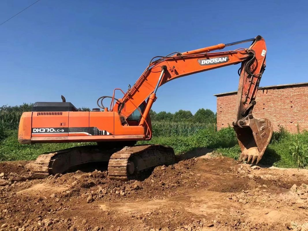 Excavadora de 37 toneladas pronta para o trabalho e experiente usada da Coreia importada DOOSAN DH370LC-9 em boas condições