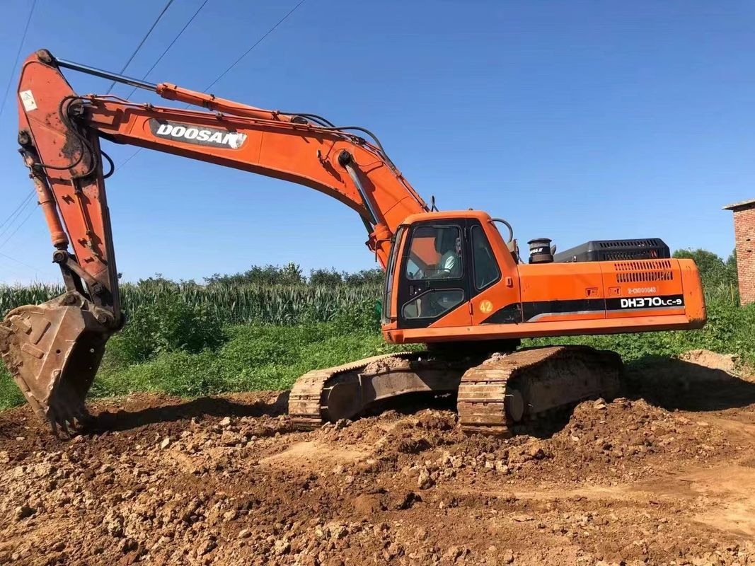 Excavadora de 37 toneladas pronta para o trabalho e experiente usada da Coreia importada DOOSAN DH370LC-9 em boas condições