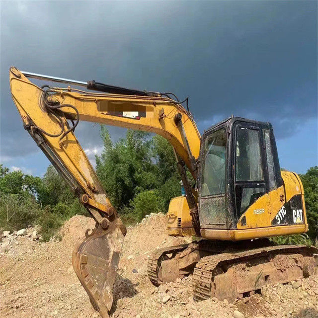 11.4 toneladas quase nova máquina de escavadeira importada do Japão usada, renovada CAT 311C