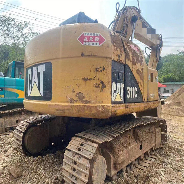 11.4 toneladas quase nova máquina de escavadeira importada do Japão usada, renovada CAT 311C