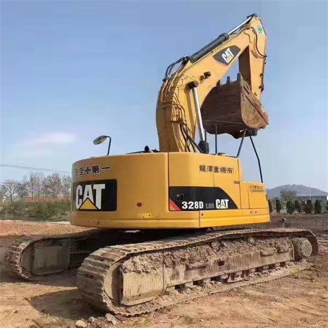 34.7 toneladas prontas para o trabalho e experientes usadas Japão Caterpillar 328 D em boas condições
