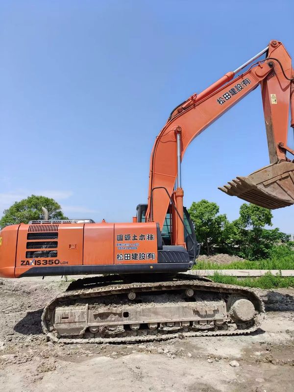 33.5 toneladas prontas para o trabalho e experientes usadas Japão importado Hitachi ZX 350H-5G em boas condições