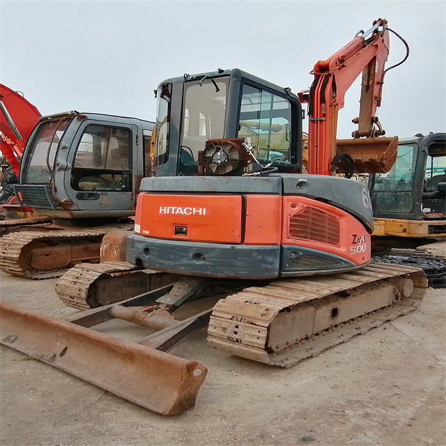 5 toneladas prontas para o trabalho e experiente usado Japão importado Hitachi ZX 50 U-2 em boas condições