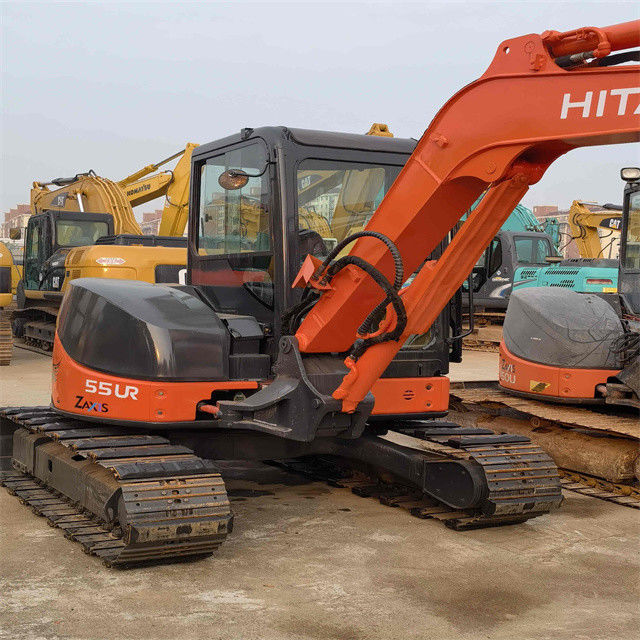 5 toneladas prontas para o trabalho e experiente usado Japão importado Hitachi ZX 50 U-2 em boas condições