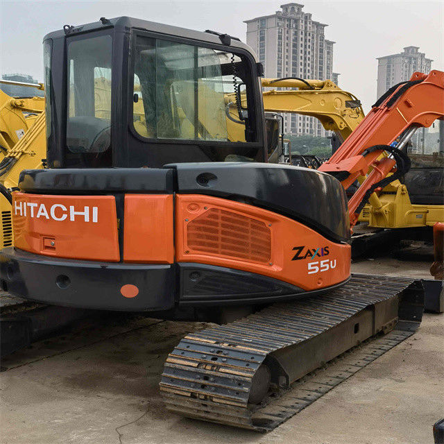 5 toneladas prontas para o trabalho e experiente usado Japão importado Hitachi ZX 50 U-2 em boas condições