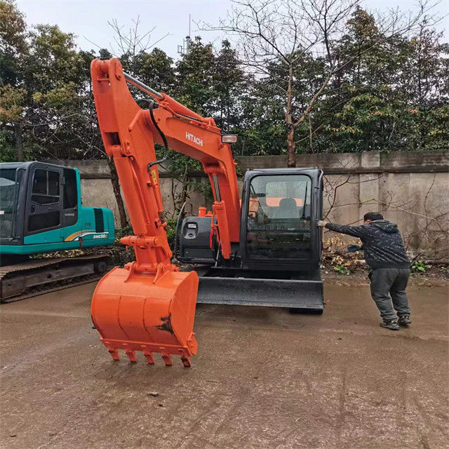 6 toneladas Mini Excavator usado pronto para o trabalho e experiente usado Japão importado Hitachi ZX 60 Em boas condições