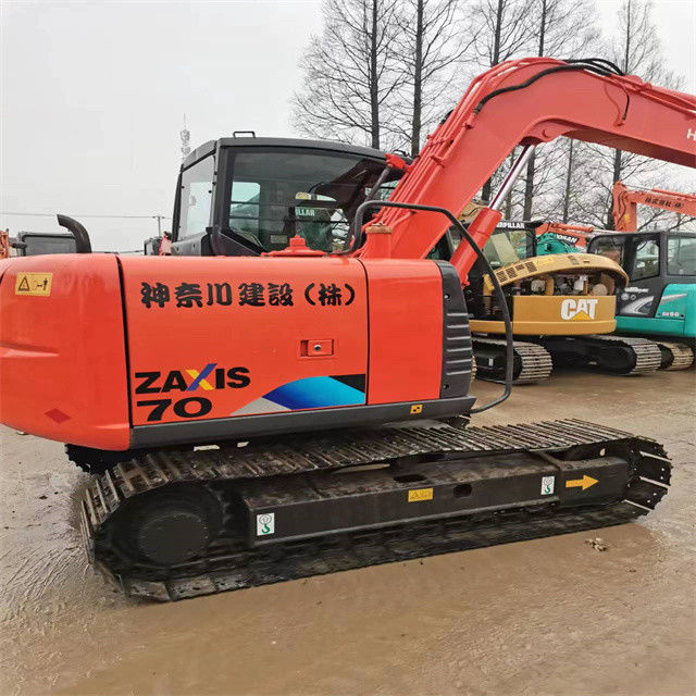 6.3 toneladas Mini Excavator usado pronto para o trabalho e experiente usado Japão importado Hitachi ZX 70 Em bom estado