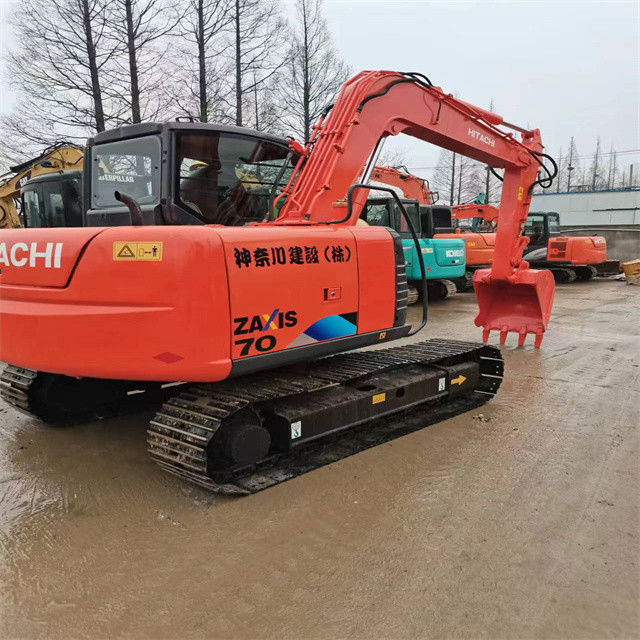 6.3 toneladas Mini Excavator usado pronto para o trabalho e experiente usado Japão importado Hitachi ZX 70 Em bom estado