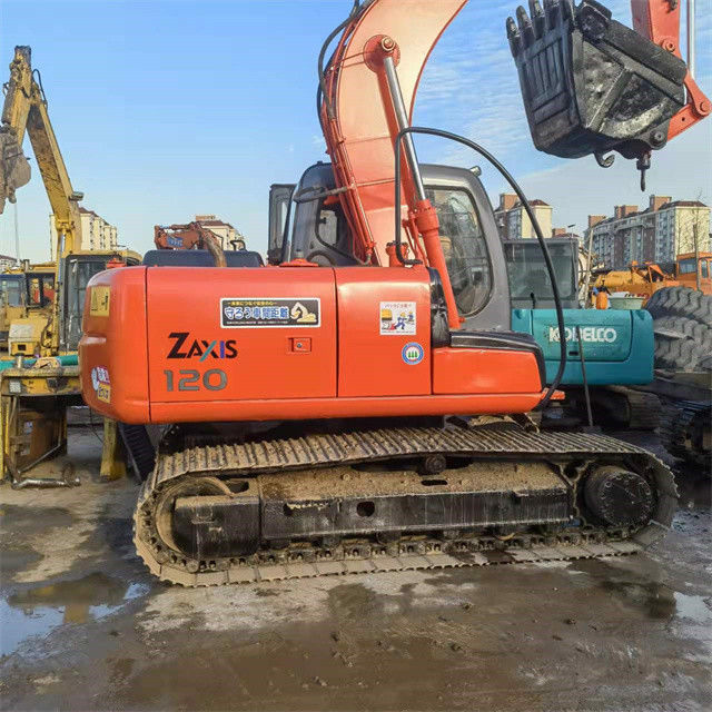12.5 toneladas mini pronto para o trabalho e experiente usado Japão importado Hitachi ZX 120 em boas condições