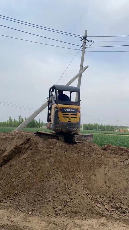A Suécia importou uma máquina de escavadeira de alta qualidade Volvo EC18D, usada quase nova.