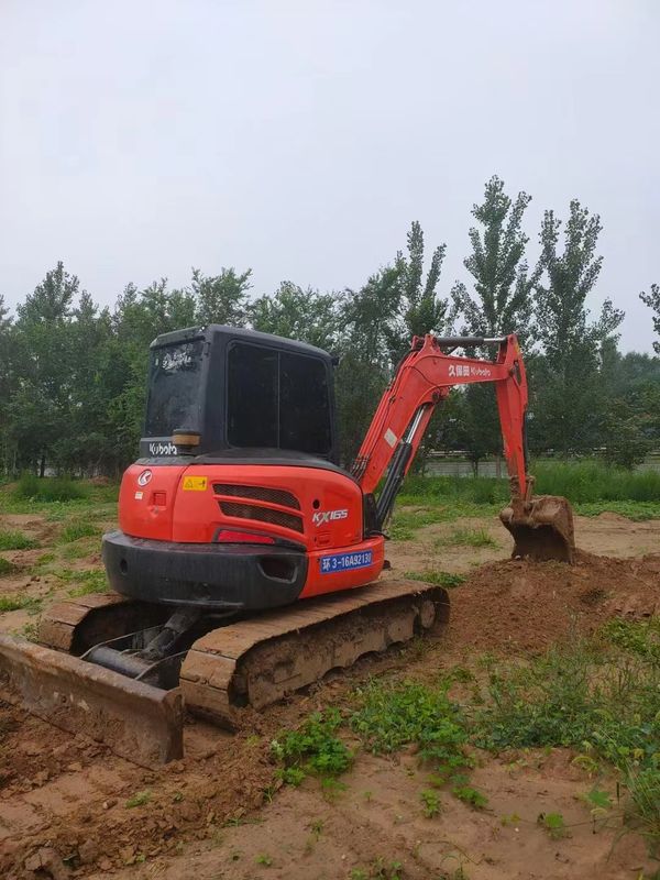 Máquina de escavadeira Kubota Mini Kubota Kx165 Máquina de escavadeira Usada Peso 5,54t