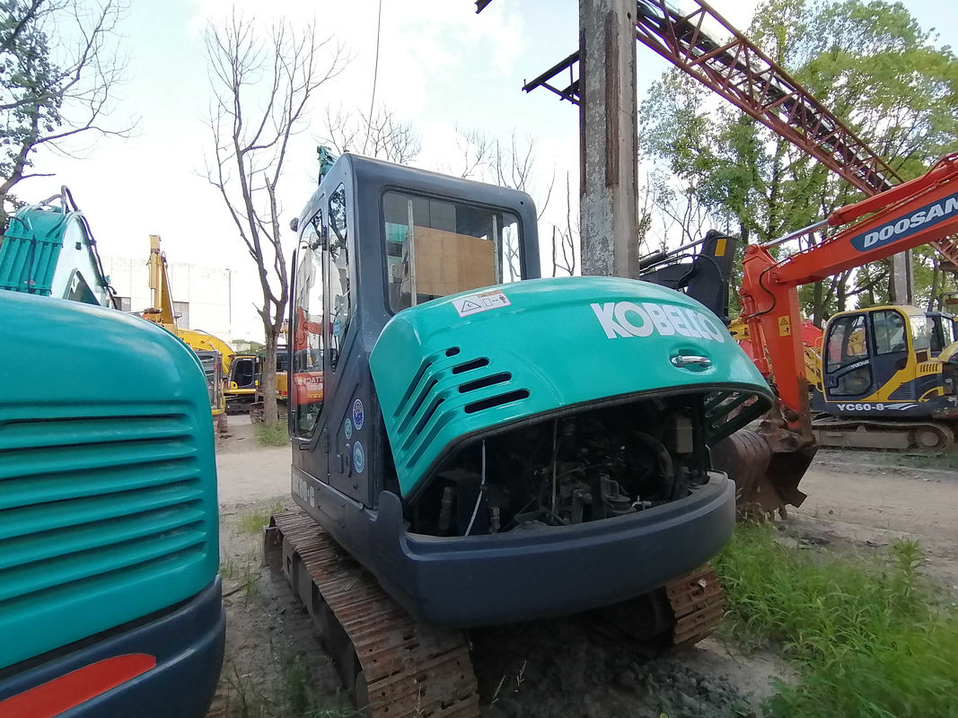 30.5kN KOBELCO SK60-C Máquina de Escavação Peso 5,95t Potência do motor 42,4kW