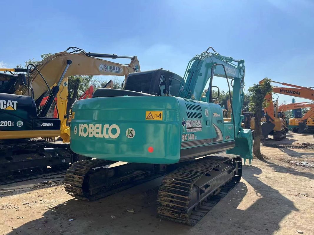 Excavadora de segunda mão Kobelco Sk140lc 8 Crawler Excavadora guindaste Peso 13,3t