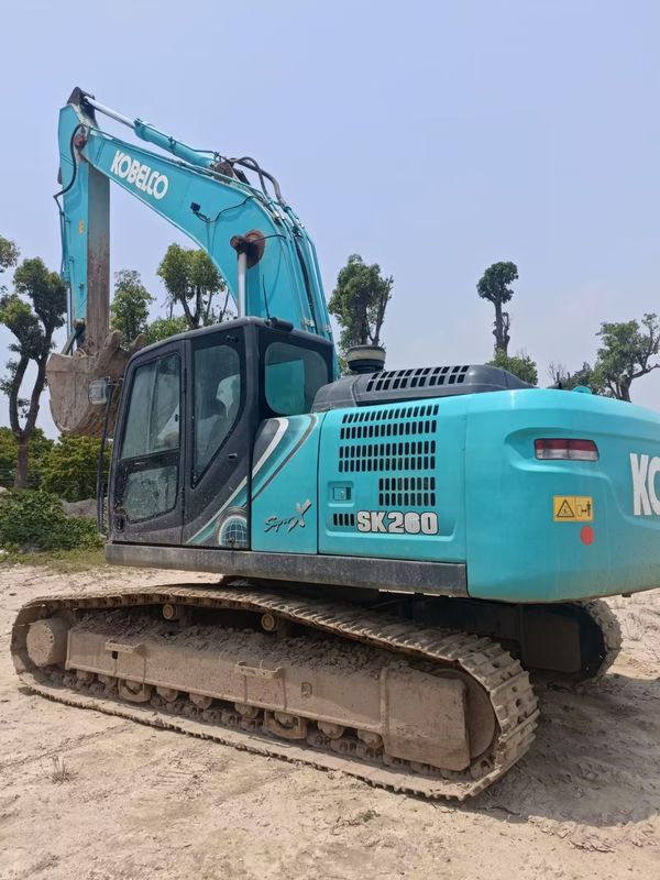 Excavadoras de segunda mão Kobelco Sk260lc 8 9 10 11 Japão Excavadora usada Potência do motor 138kW