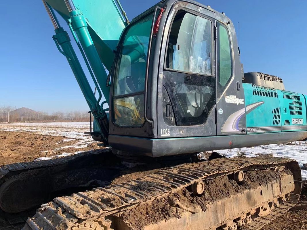 11.35m Máximo alcance Kobelco 350 Lc 8 9 10 Máquina de escavação Peso usado 37,6 t