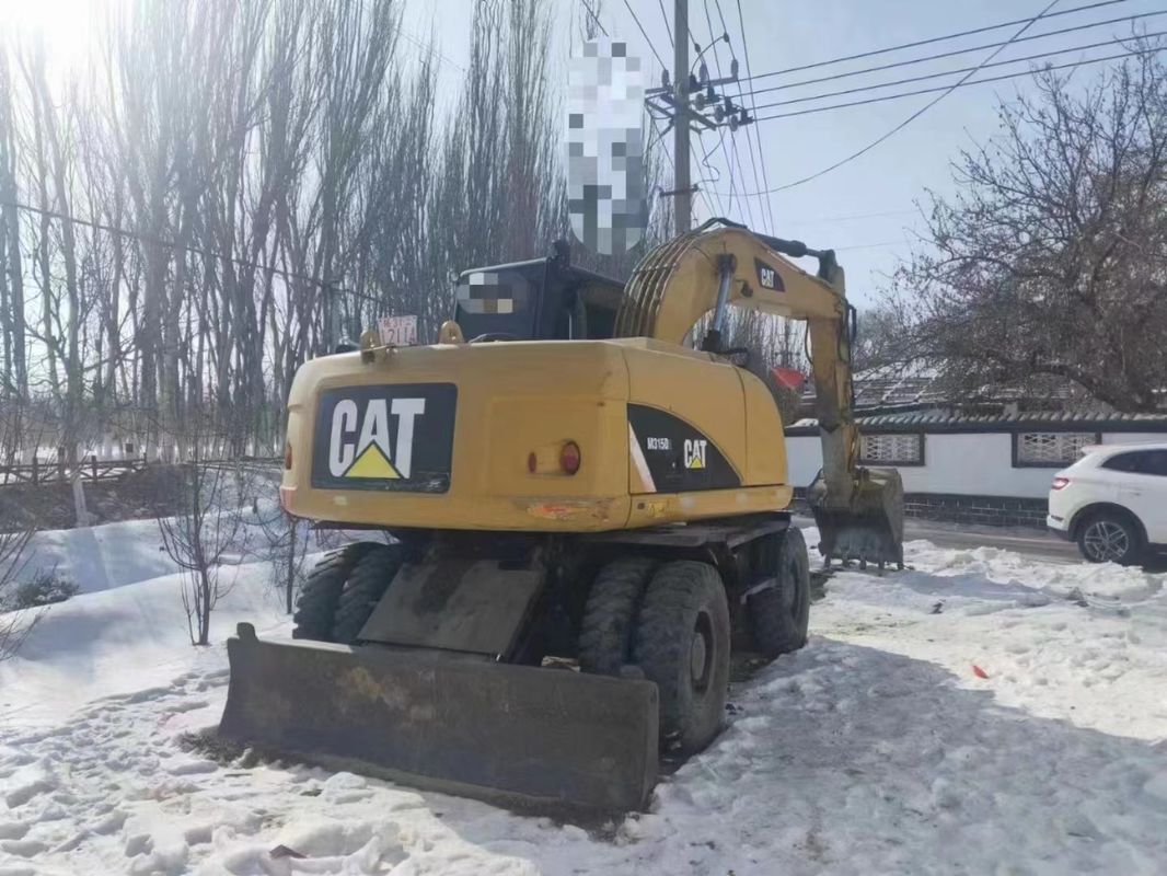 Preparada para trabalhar Caterpillar M315D Excavadora de rodas usadas com poucas horas de trabalho e em boas condições