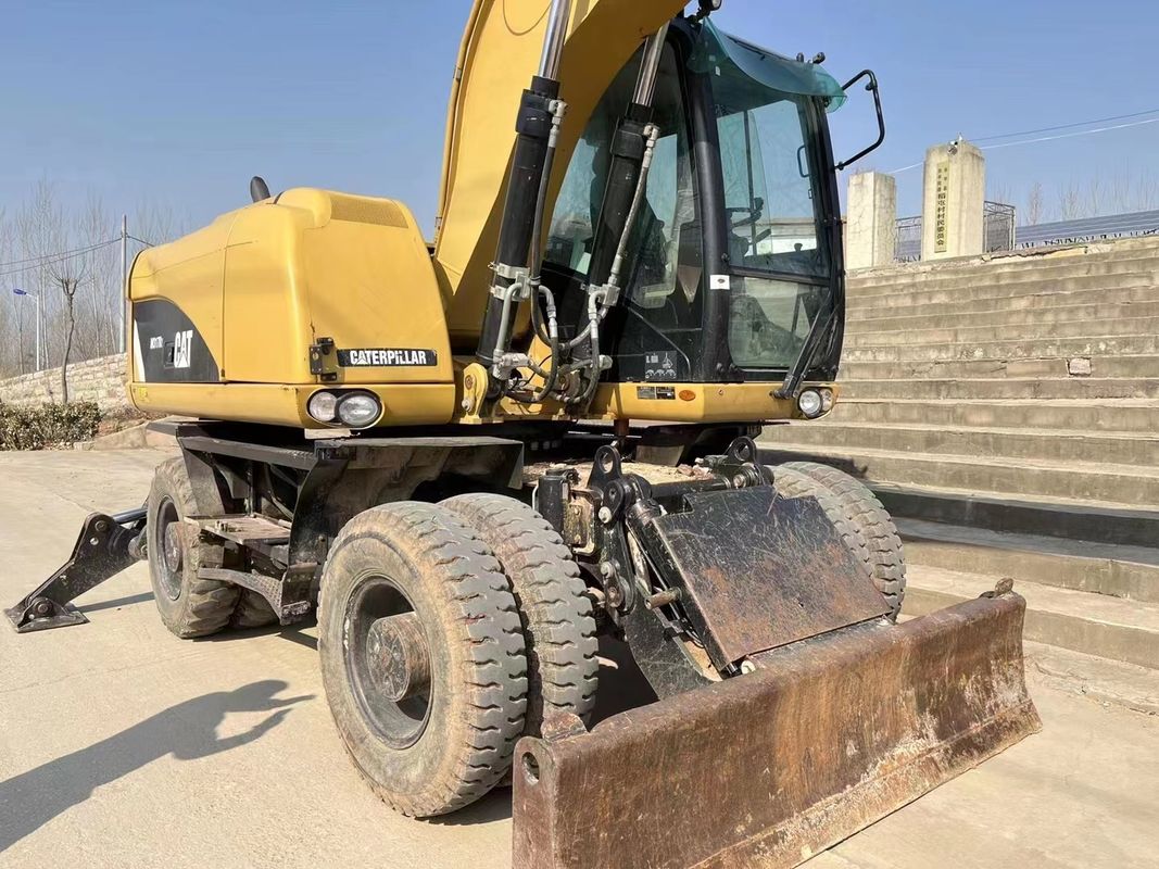 90% Caterpillar M317D2 Excavadora de rodas usadas com alta qualidade e melhor desempenho para venda