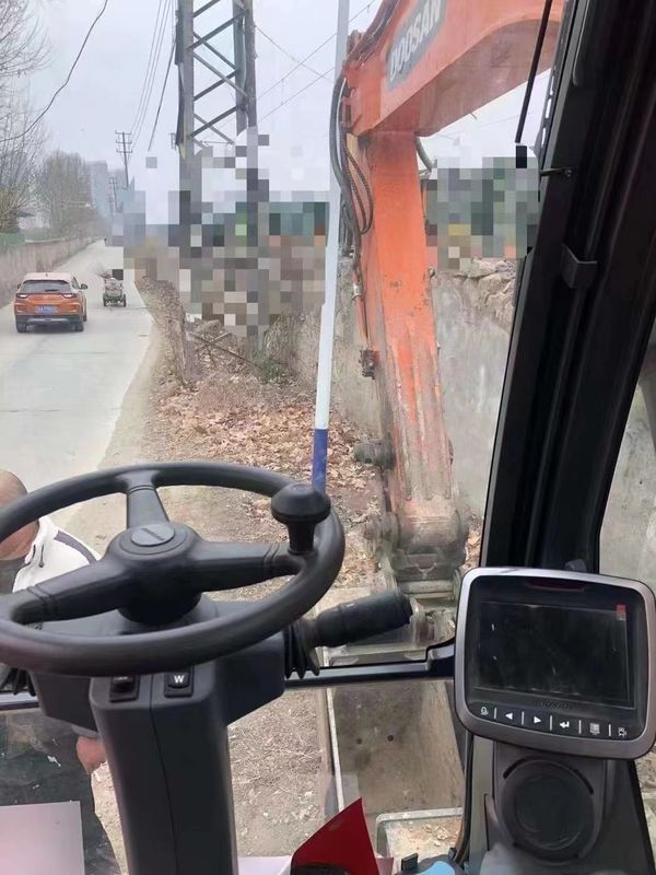 15 toneladas da Coreia importada 90% do novo Doosan DX 140W Usado Excavator de Roda com alta qualidade e melhor desempenho para venda