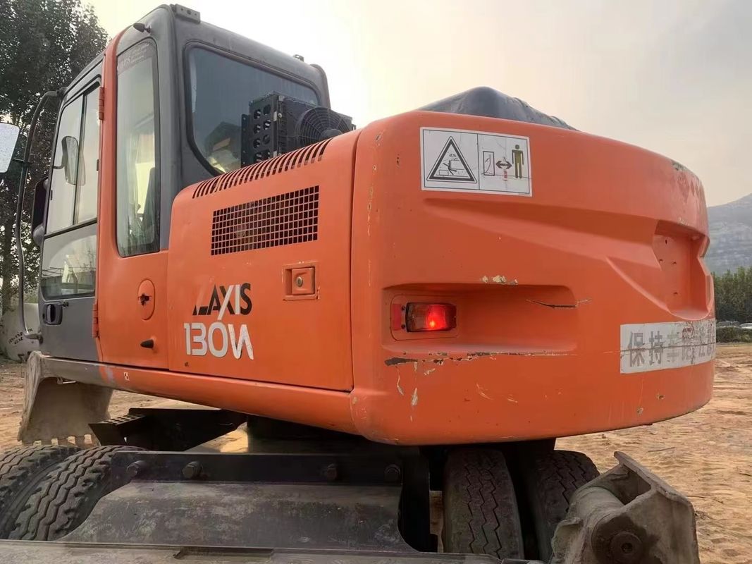 14 toneladas Japão importado 90% novo Hitachi ZX 130W Usado Roda escavadeira com alta qualidade e melhor desempenho para venda