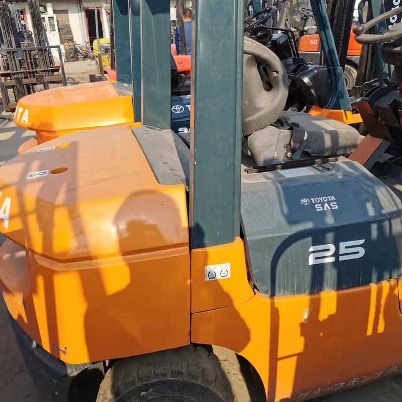 Japão Elevador elétrico compacto usado TOYOTA 2.5 toneladas Elevador elétrico Potência do motor