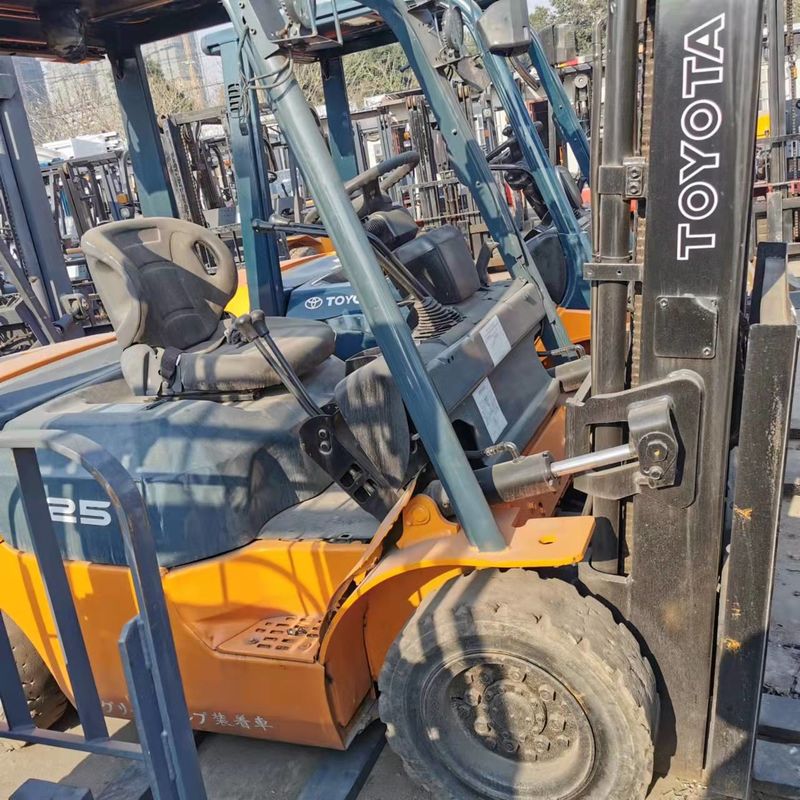 Japão Elevador elétrico compacto usado TOYOTA 2.5 toneladas Elevador elétrico Potência do motor
