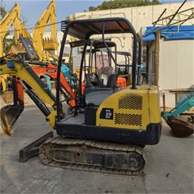 2 toneladas Usado Japão Komatsu PC 20 MR Excavadora de rastreamento com horas de trabalho baixas e ideal