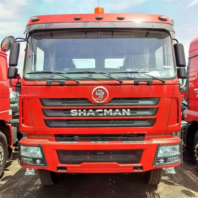 6*4 Tractor de camião usado Shacman com sistema eletrônico de controlo de estabilidade e ecrã táctil
