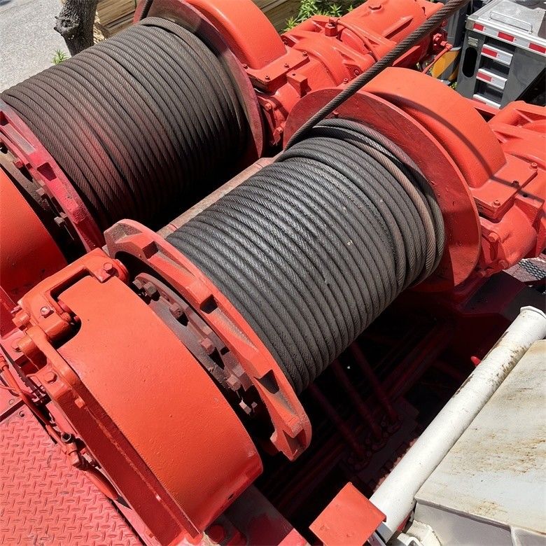 139.8kw Potência bruta Tadano TR-500EX Guindaste usado com capacidade de 50 toneladas e capacidade de combustível de 250L