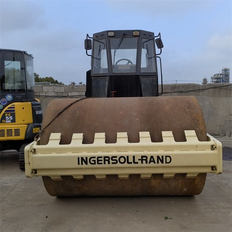 América Importação Original Ingersoll-Rand SD100 Máquinas de Estradas Usadas Roller de Tambor Único