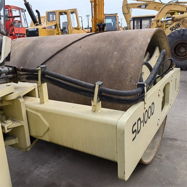 América Importação Original Ingersoll-Rand SD100 Máquinas de Estradas Usadas Roller de Tambor Único