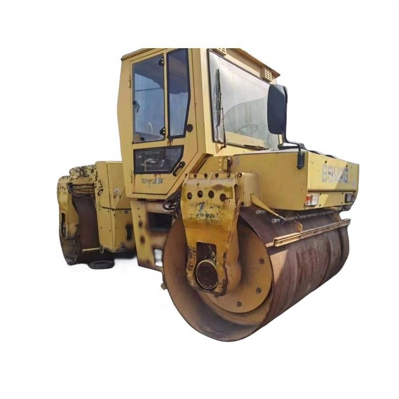 10 toneladas de peso de funcionamento utilizado BOMAG BW 202 AHD-2 Roller rodoviário e desempenho garantido