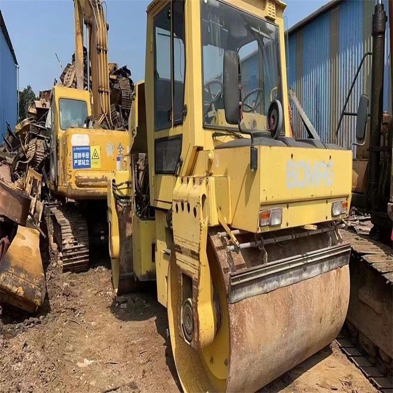 10 toneladas de peso de funcionamento utilizado BOMAG BW 202 AHD-2 Roller rodoviário e desempenho garantido