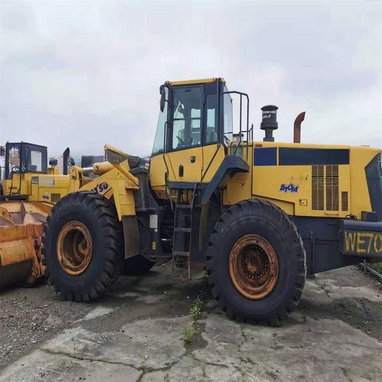 Bomba hidráulica original usado Komatsu WA470-6 carregador de rodas para 470 série carregador frontal