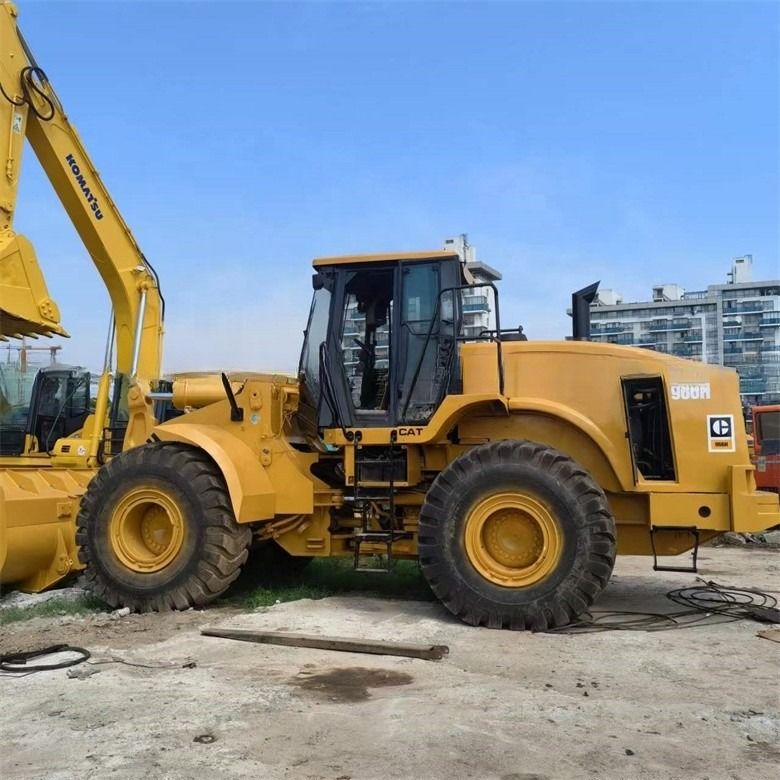 24 toneladas de carregadores de rodas originais Cat 966H usados do Japão em horas de trabalho reduzidas para venda a retalho