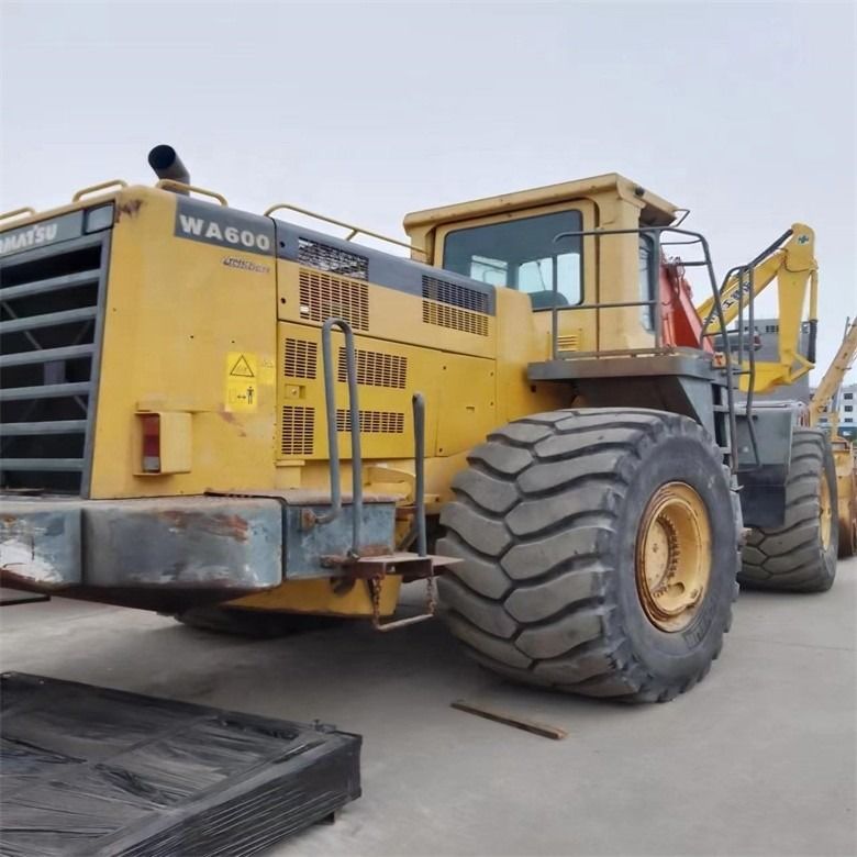 Carregador de rodas WA600-6 do Japão com peso de 44000-44500 kg