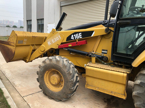 6792 10200 kg Peso da máquina Utilizada Caterpillar 416E Carregador de retroescavadeira 162 kW Original Agora