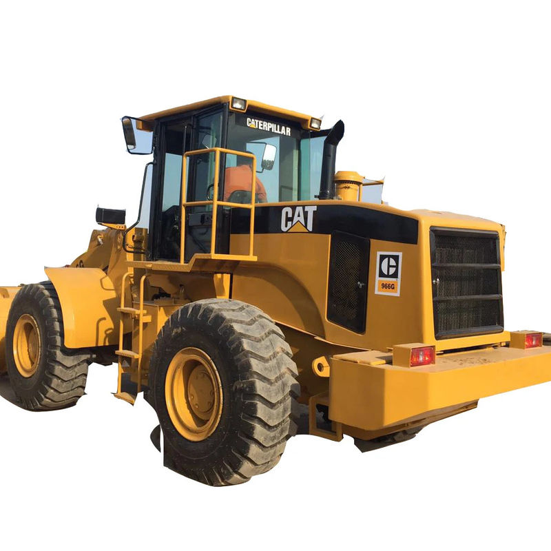 Carregador de rodas Cat 966G usado acessível, com motor de balde de 5,5 m3 e Caterpillar