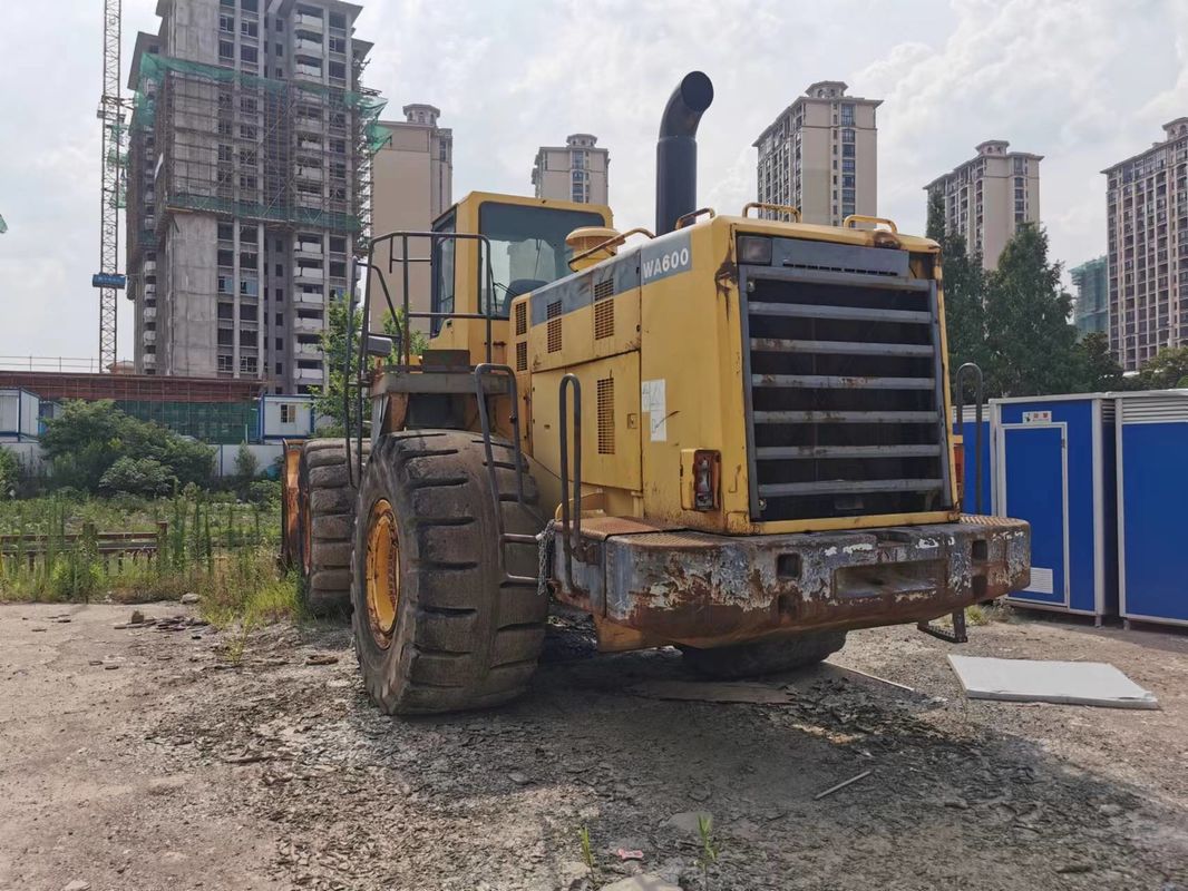 Komatsu 600 Modelo Heavy Duty WA600-6 Carregador de rodas para soluções de construção de edifícios