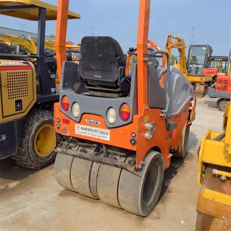 2.5 Ton Usado Hamm Roller Compactor HD35VT na cor original com força excitante de 28KN